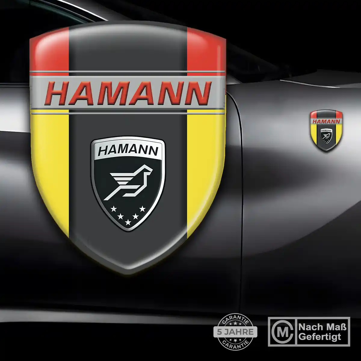 Hamann Aufkleber 3D Gel Silikon Auto Luxus-Edition