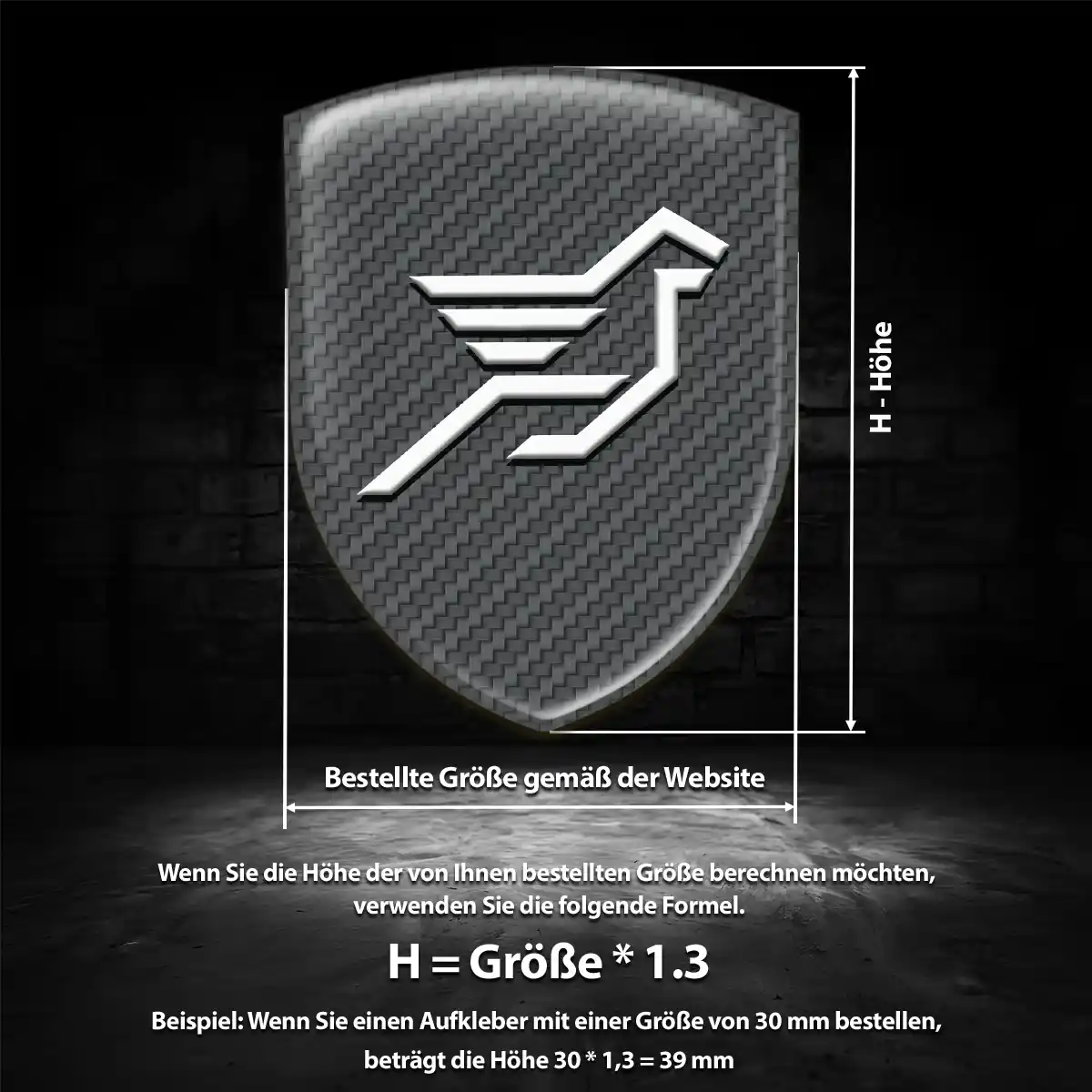 Hamann Aufkleber 3D Gel Silikon Auto Premium-Edition