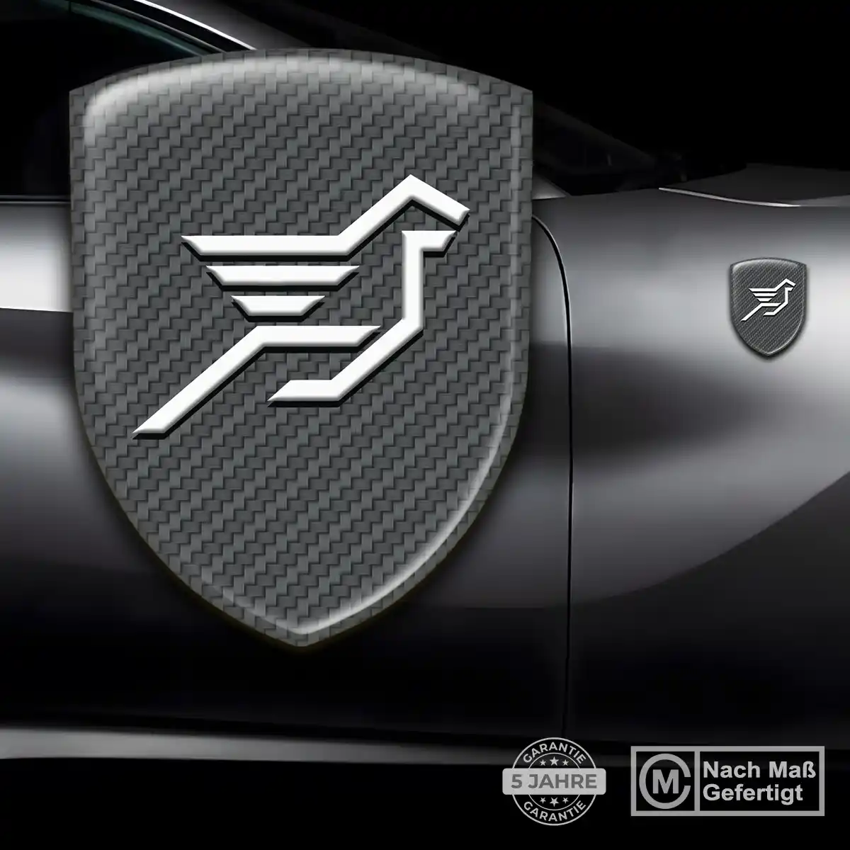 Hamann Aufkleber 3D Gel Silikon Auto Premium-Edition