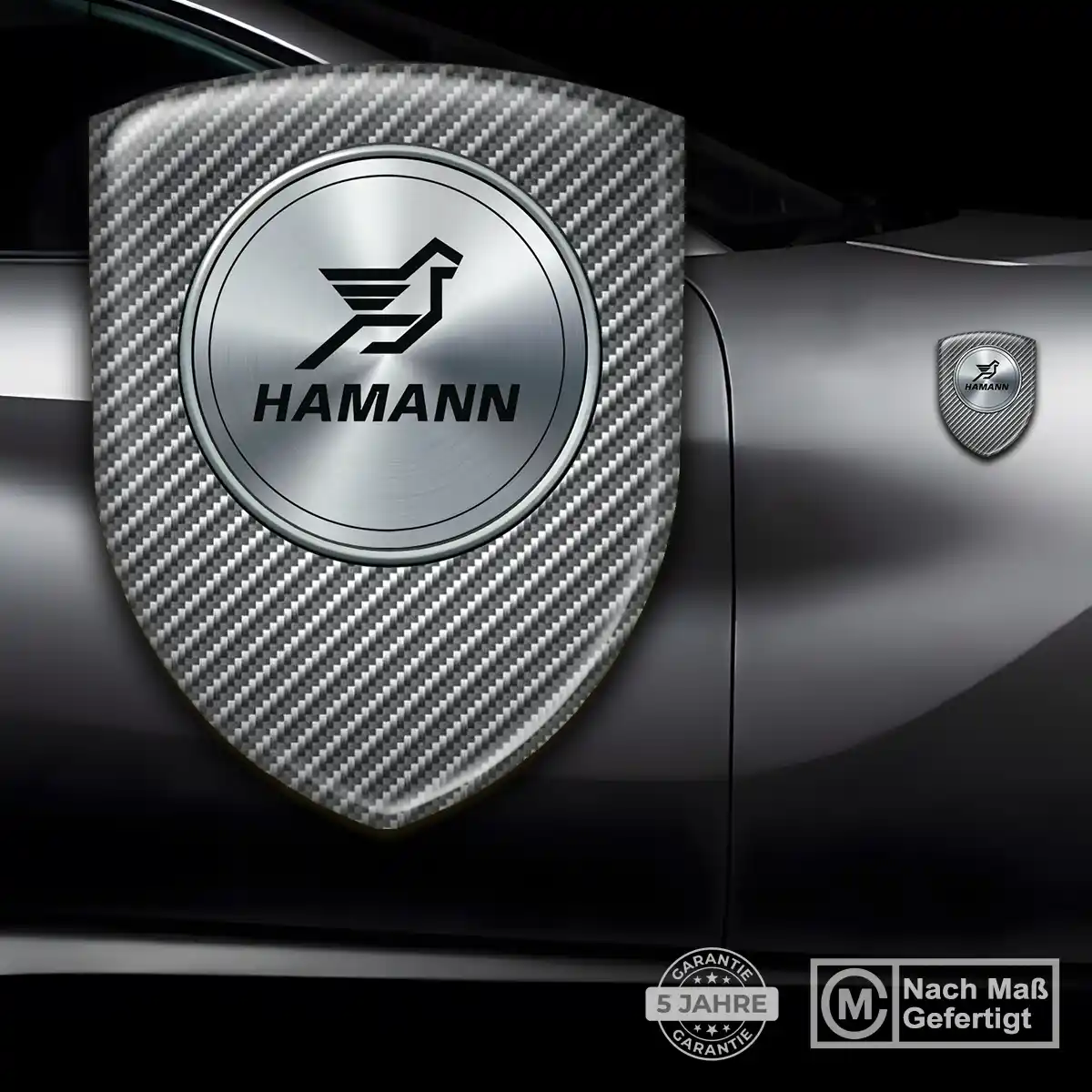 Hamann Aufkleber 3D Gel Silikon Auto Premiumqualität