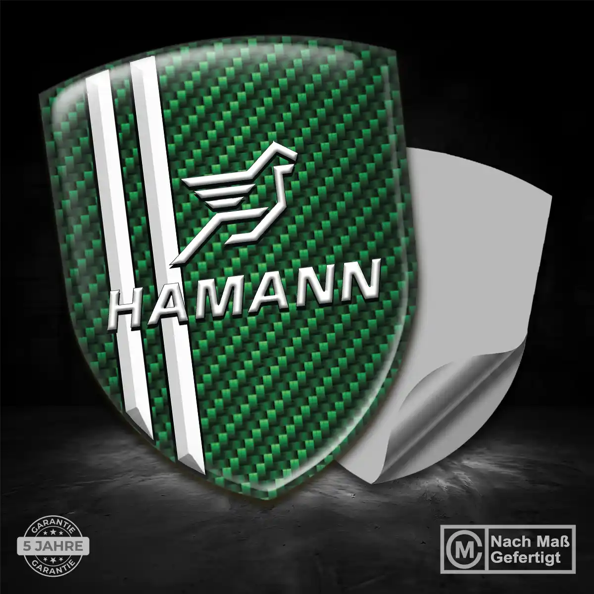 Hamann Aufkleber 3D Gel Silikon Auto Stilvolles Design
