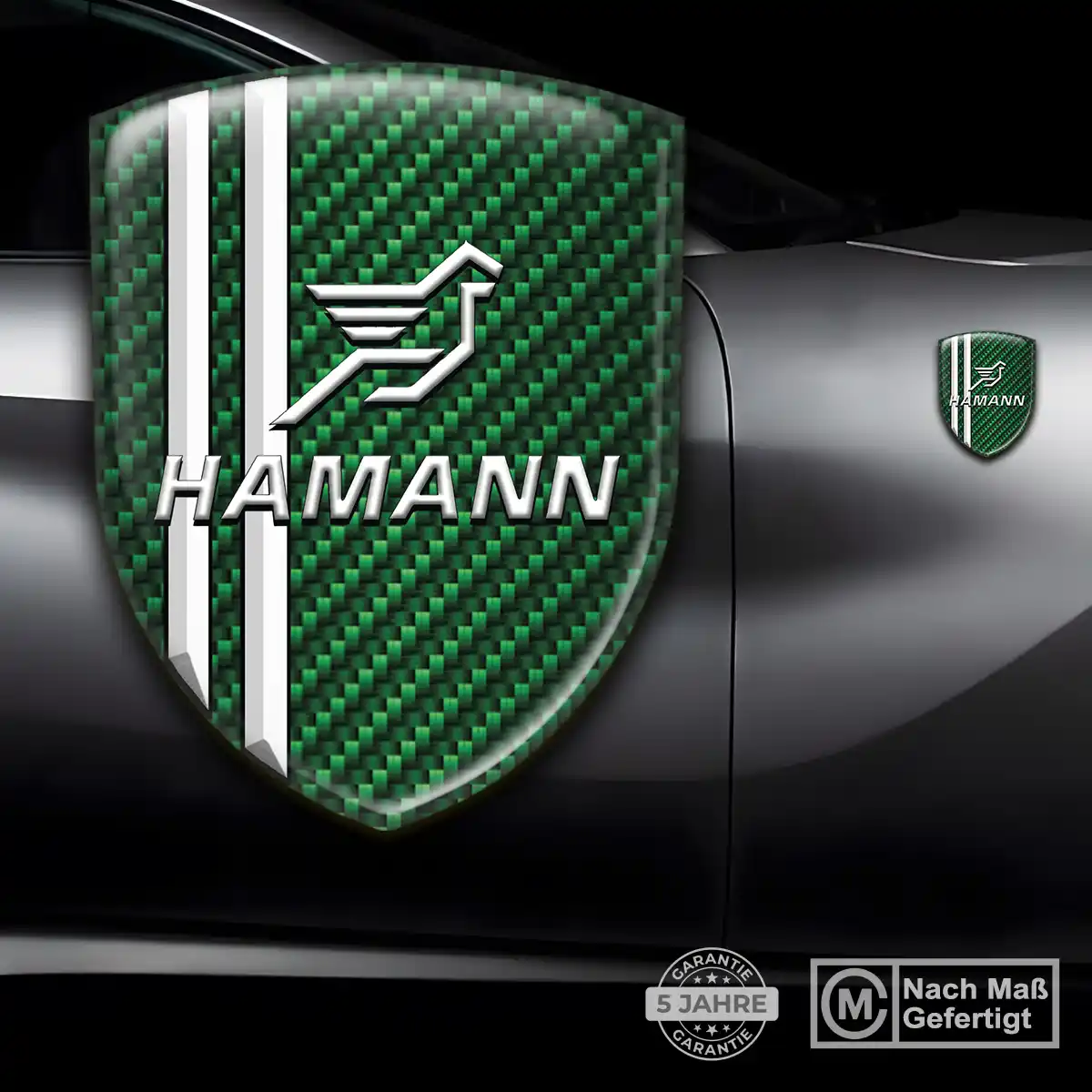 Hamann Aufkleber 3D Gel Silikon Auto Stilvolles Design