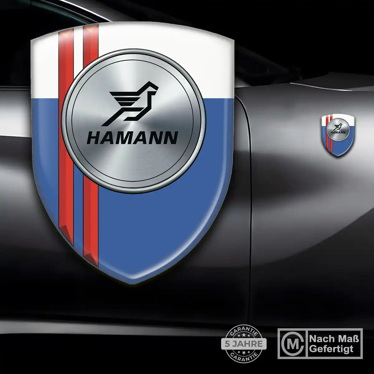 Hamann Aufkleber 3D Gel Silikon Überzeugende Qualität