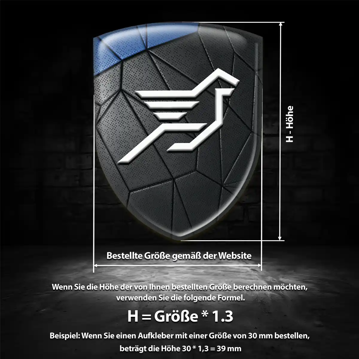 Hamann Aufkleber 3D Gel Silikon Erstklassige Qualität