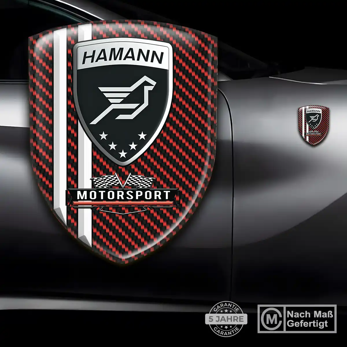 Hamann Aufkleber 3D Gel Silikon Exterieurdesign