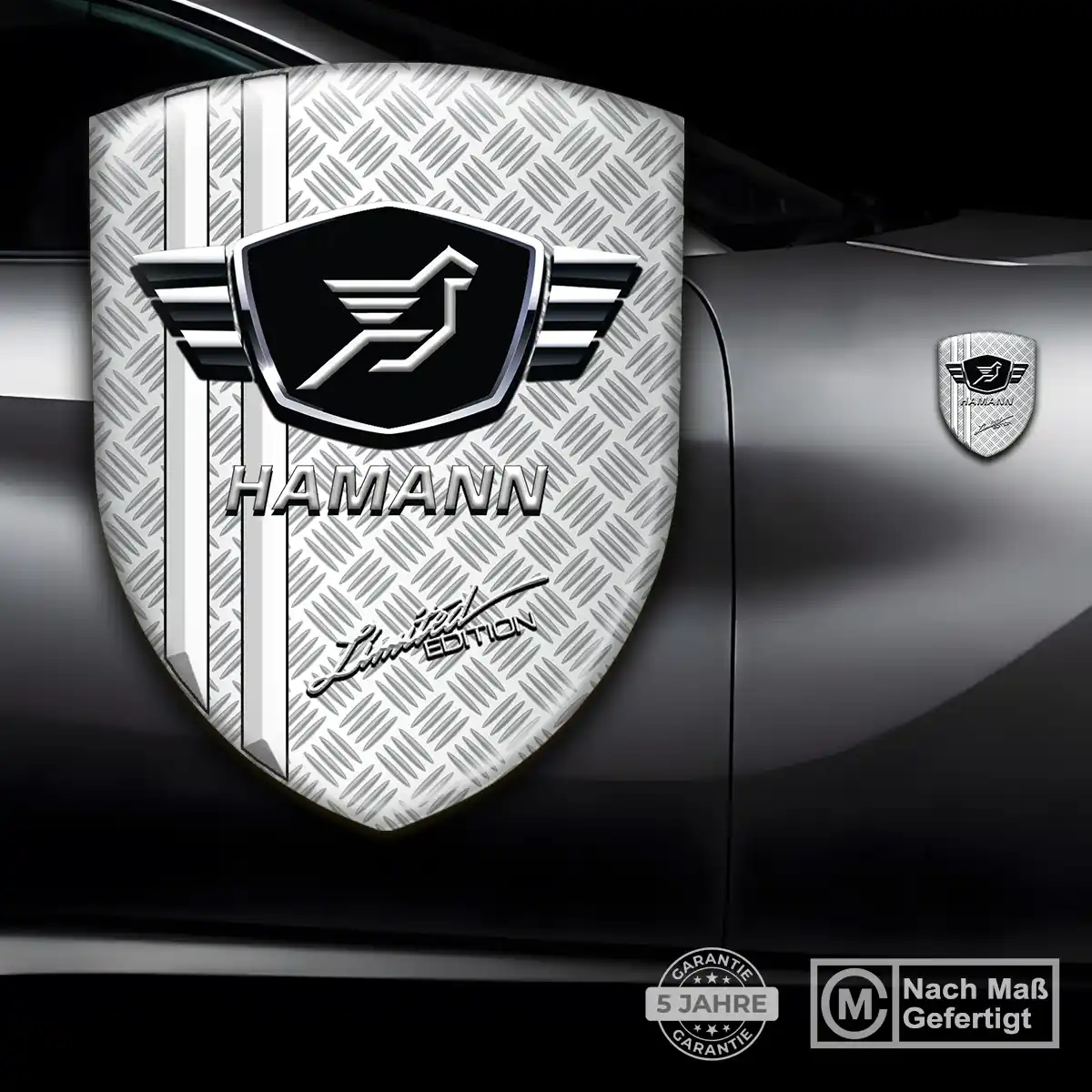 Hamann Aufkleber 3D Gel Silikon Höchste Qualität