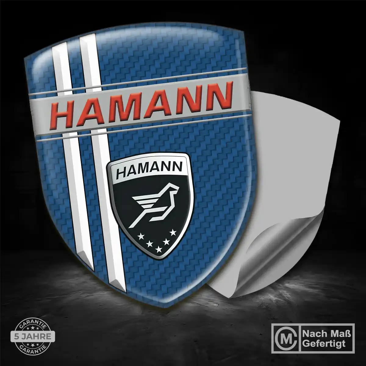 Hamann Aufkleber 3D Gel Silikon Limitierte Auflage
