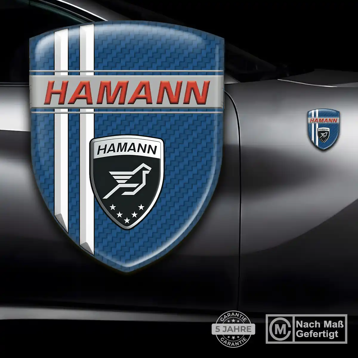 Hamann Aufkleber 3D Gel Silikon Limitierte Auflage