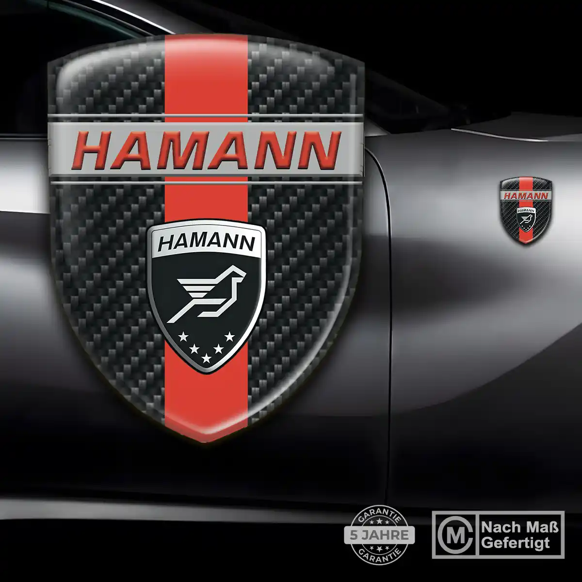 Hamann Aufkleber 3D Gel Silikon Modernes Design