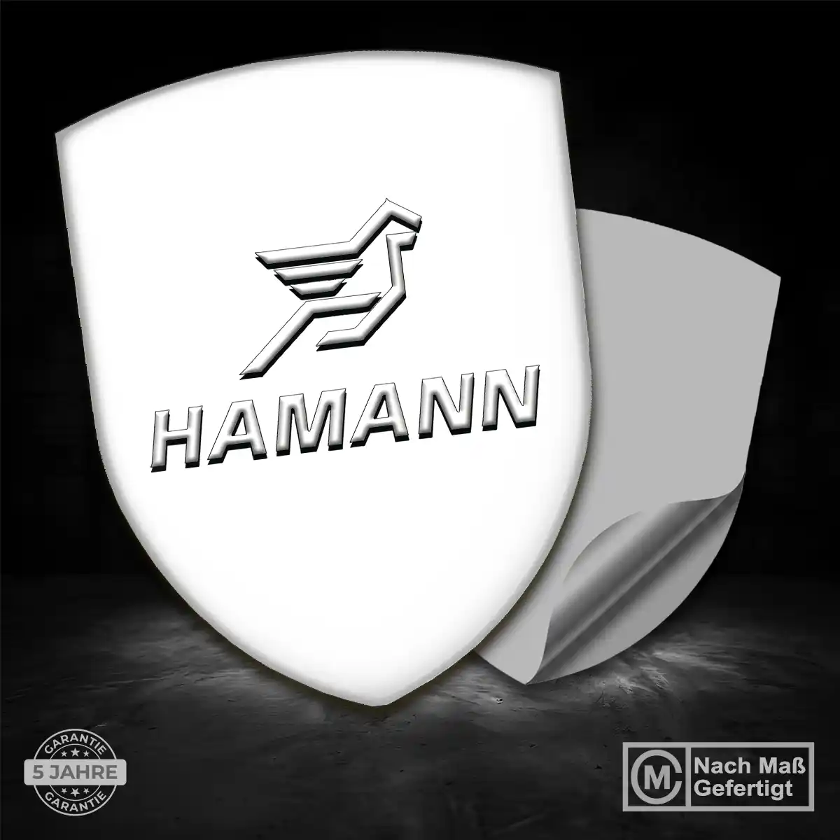 Hamann Aufkleber 3D Gel Silikon Premium-Edition