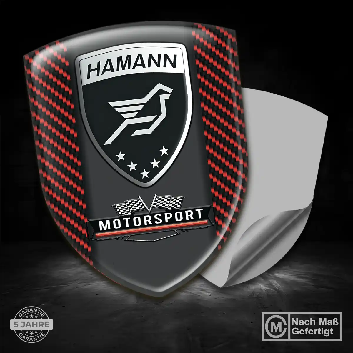 Hamann Aufkleber 3D Gel Silikon Premiumqualität