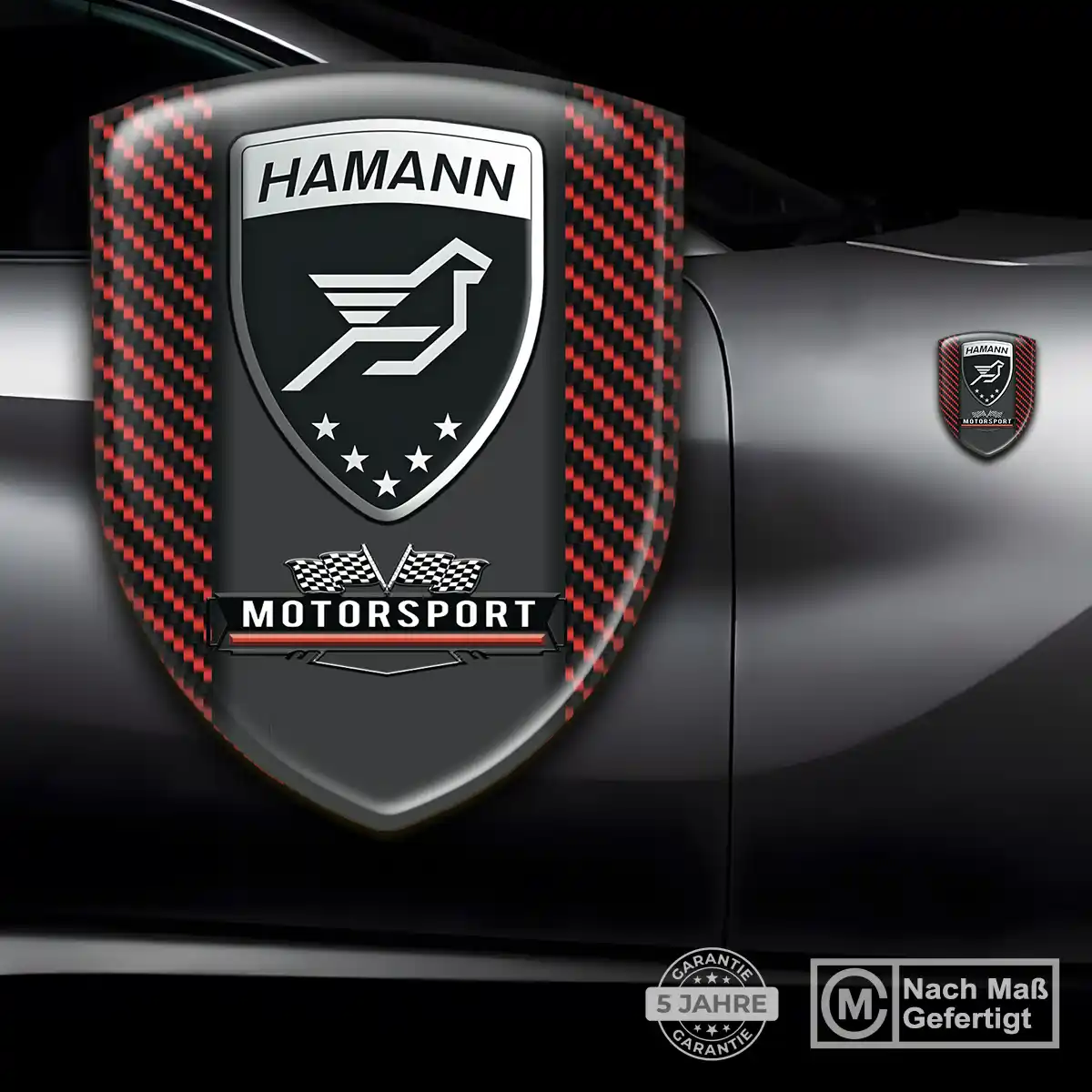 Hamann Aufkleber 3D Gel Silikon Premiumqualität