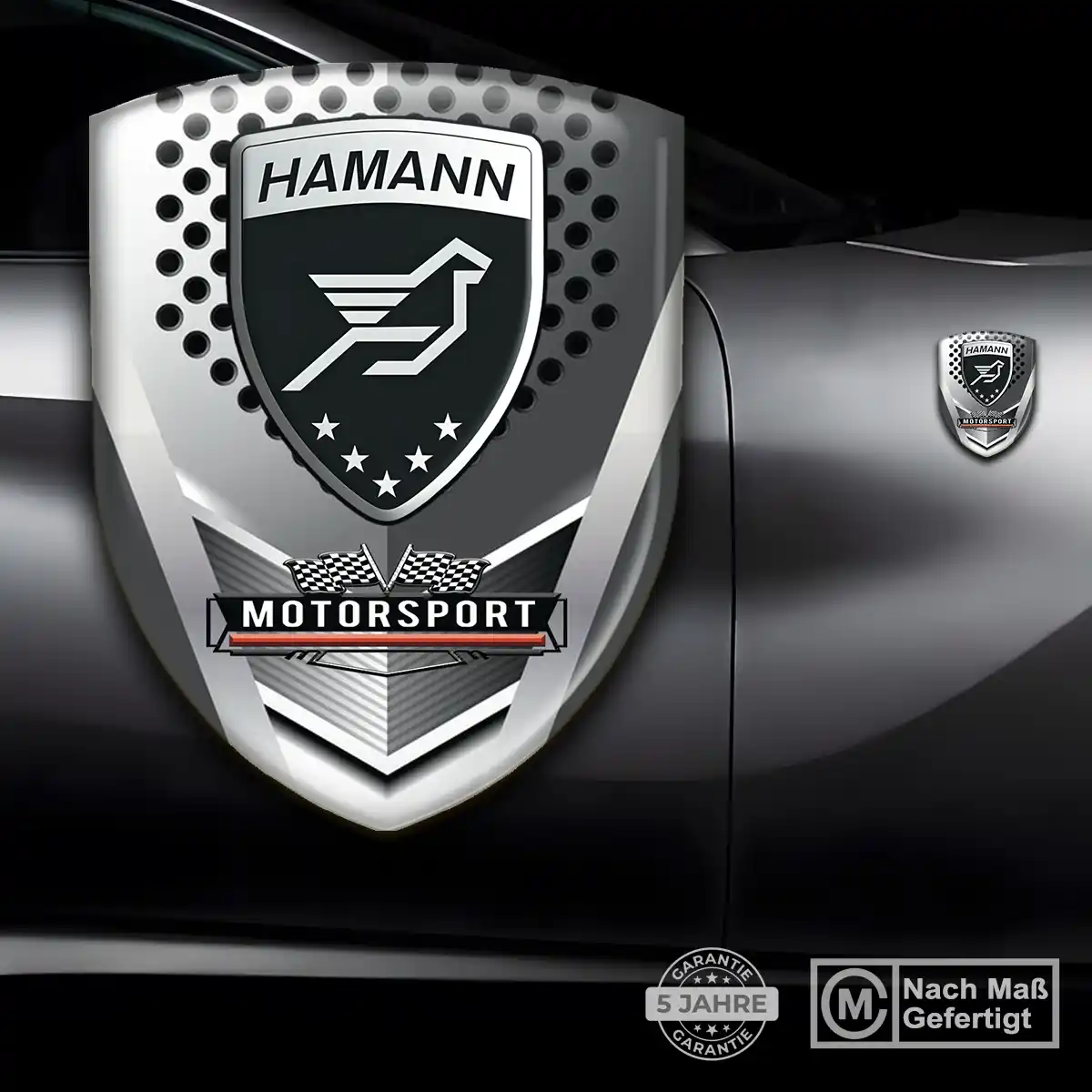 Hamann Aufkleber 3D Gel Silikon Spitzenqualität