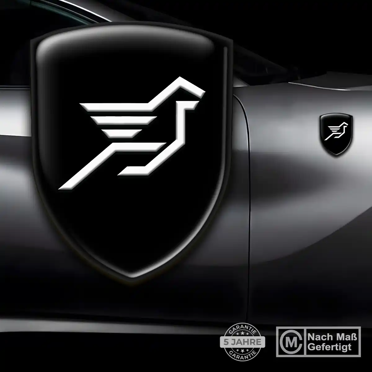 Hamann Aufkleber 3D Gel Wappen Ausdrucksstarkes Design