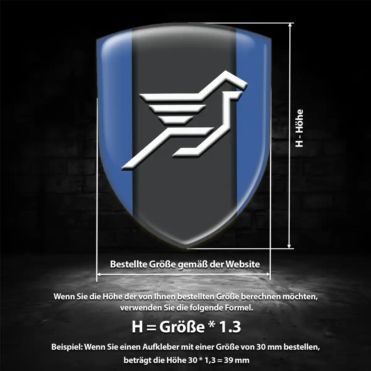 Hamann Aufkleber 3D Gel Wappen Auto Edles Design