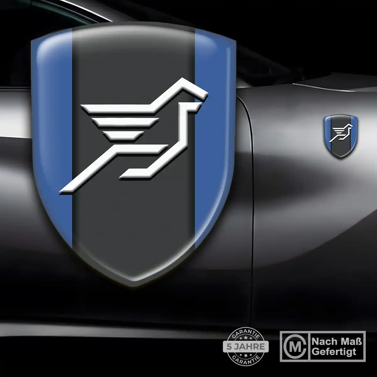Hamann Aufkleber 3D Gel Wappen Auto Edles Design