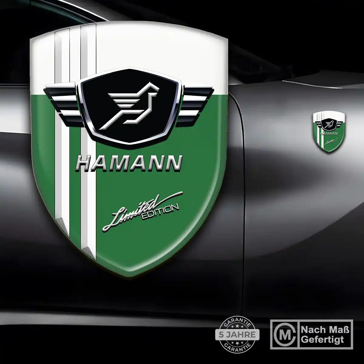 Hamann Aufkleber 3D Gel Wappen Auto Erstklassige Qualität