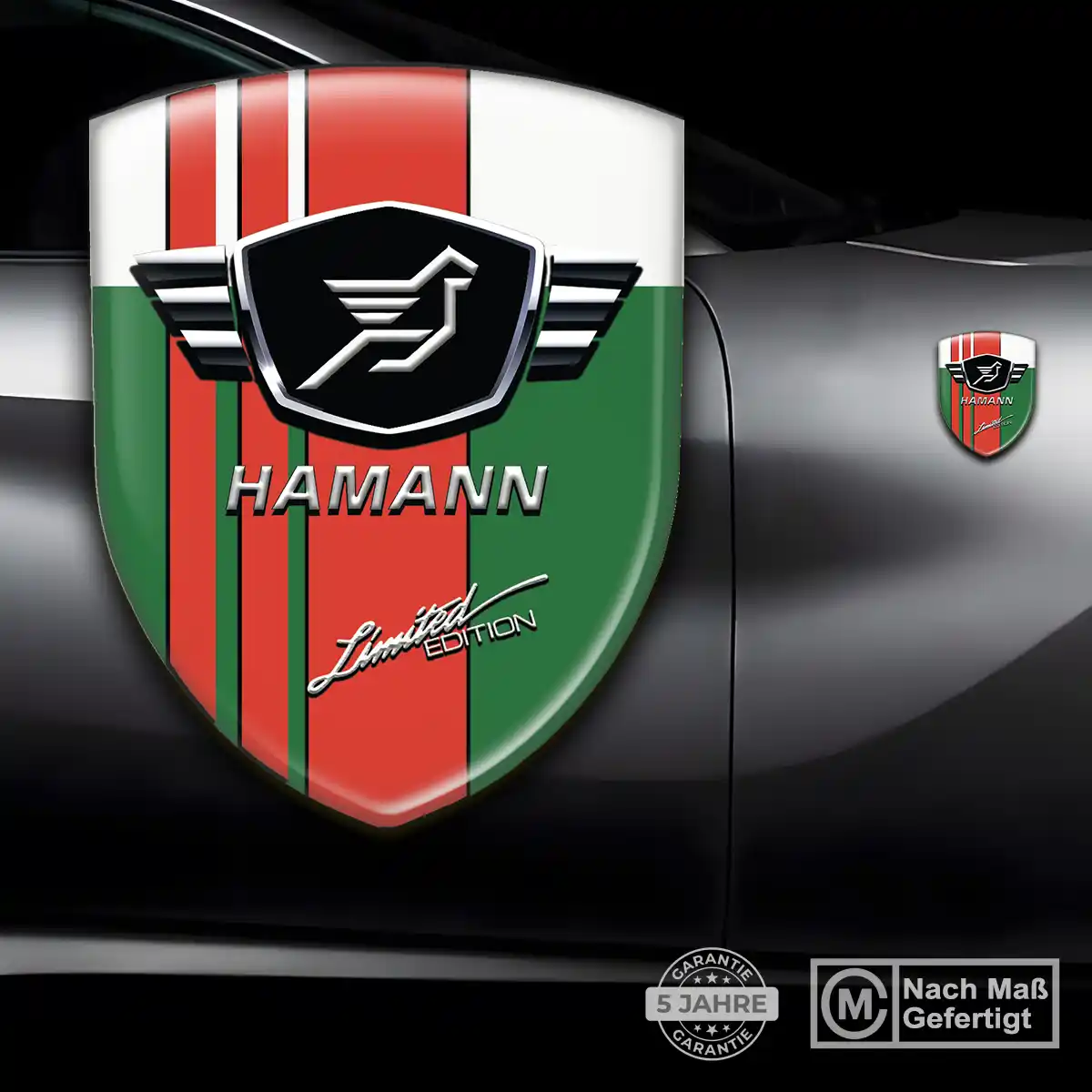 Hamann Aufkleber 3D Gel Wappen Auto Exterieurdesign