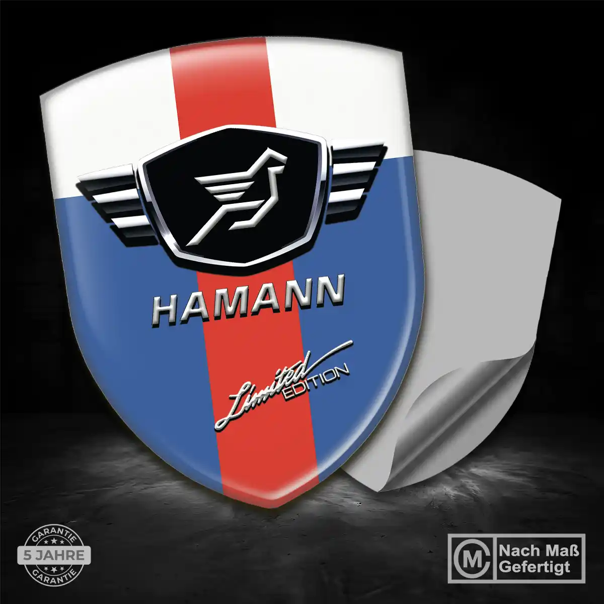 Hamann Aufkleber 3D Gel Wappen Auto Hohe Qualität