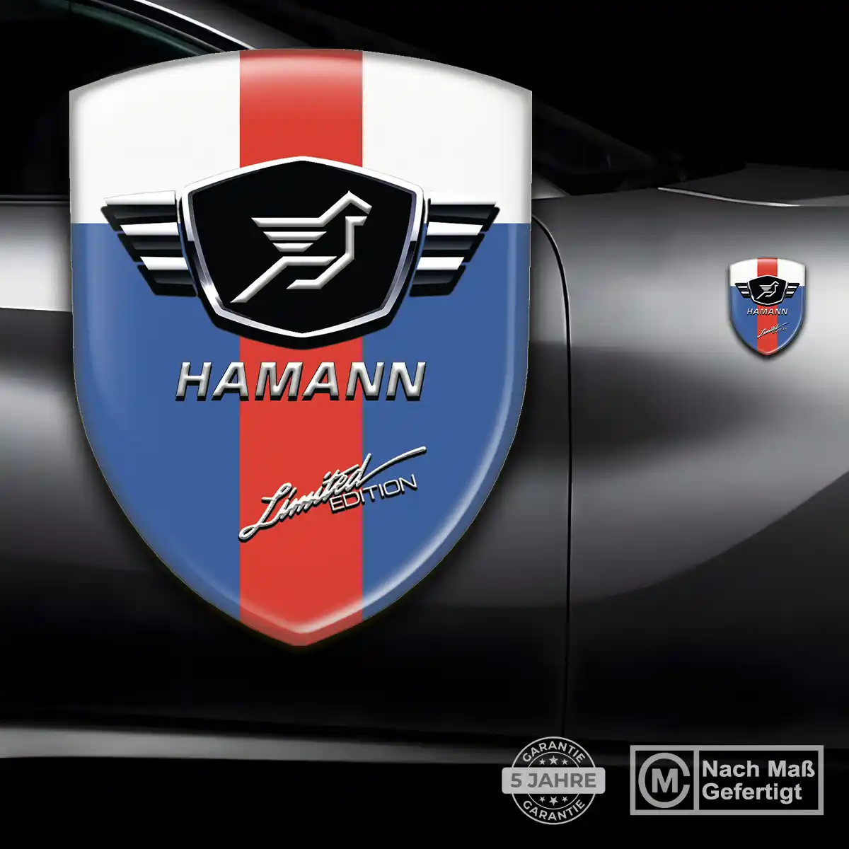 Hamann Aufkleber 3D Gel Wappen Auto Hohe Qualität