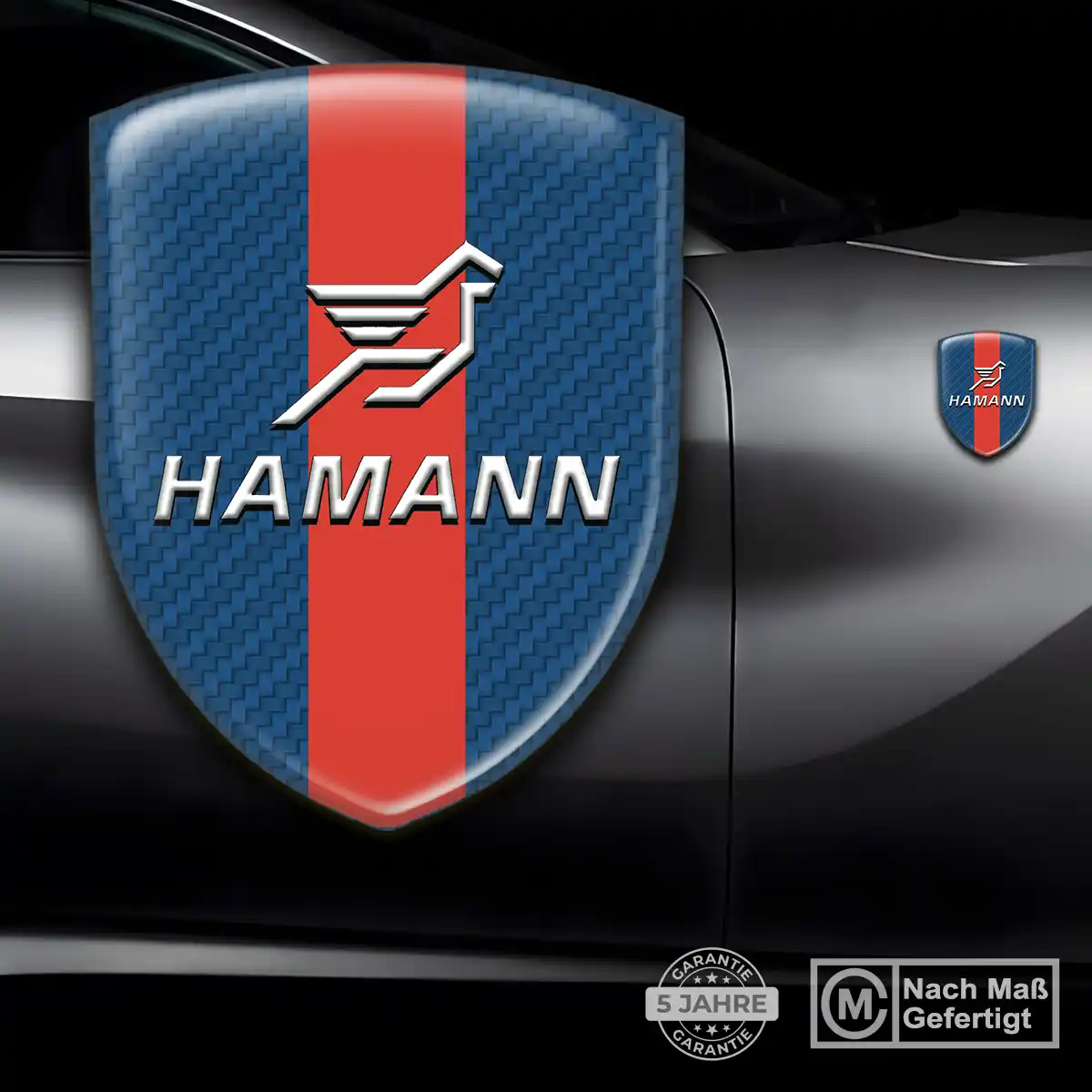 Hamann Aufkleber 3D Gel Wappen Auto Luxus-Edition