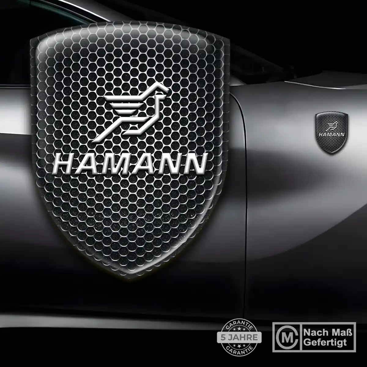 Hamann Aufkleber 3D Gel Wappen Auto Premiumqualität