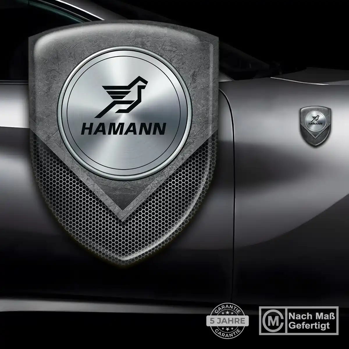 Hamann Aufkleber 3D Gel Wappen Auto Tuningfahrzeug
