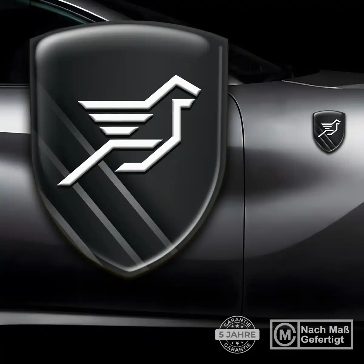 Hamann Aufkleber 3D Gel Wappen Markenedition