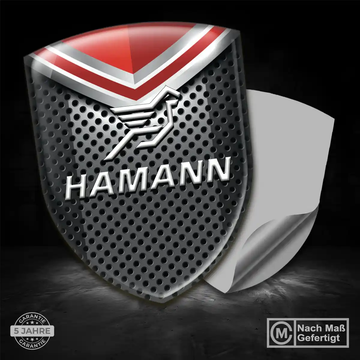 Hamann Aufkleber 3D Gel Wappen Premium-Edition
