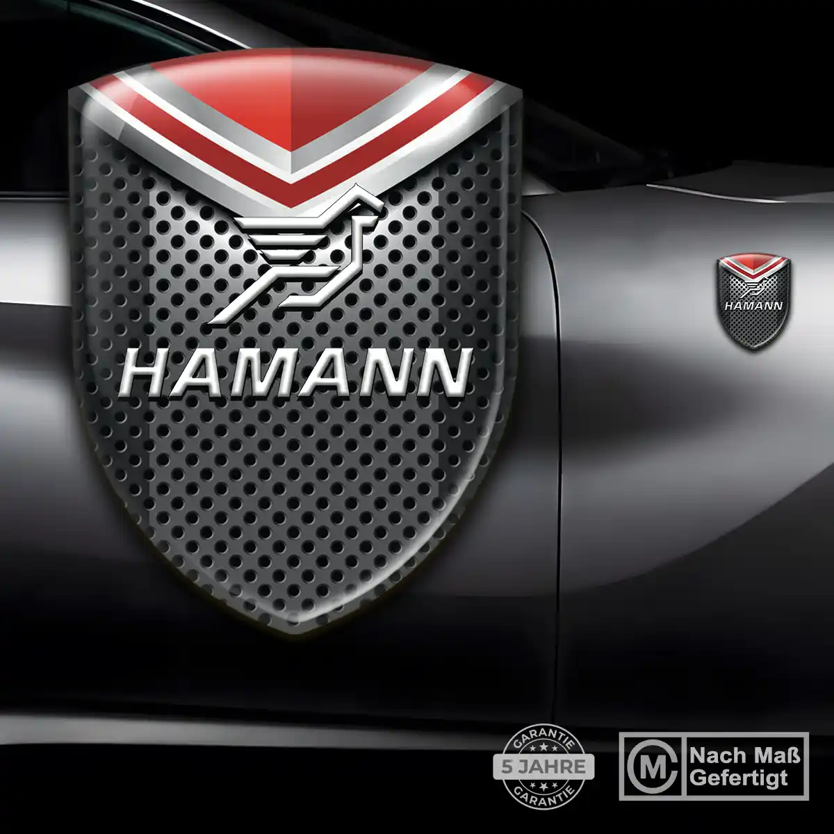 Hamann Aufkleber 3D Gel Wappen Premium-Edition