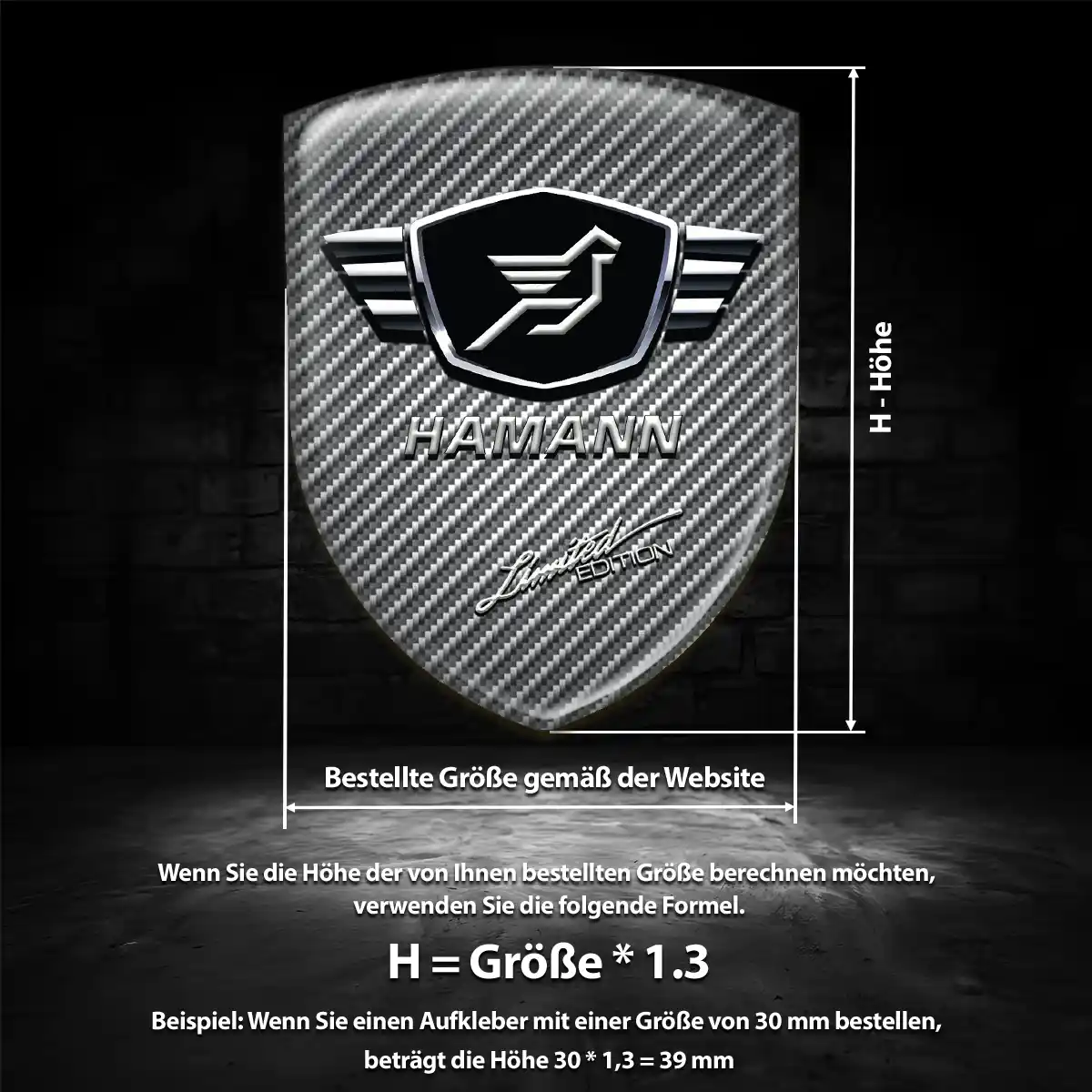 Hamann Aufkleber Auto Höchste Qualität