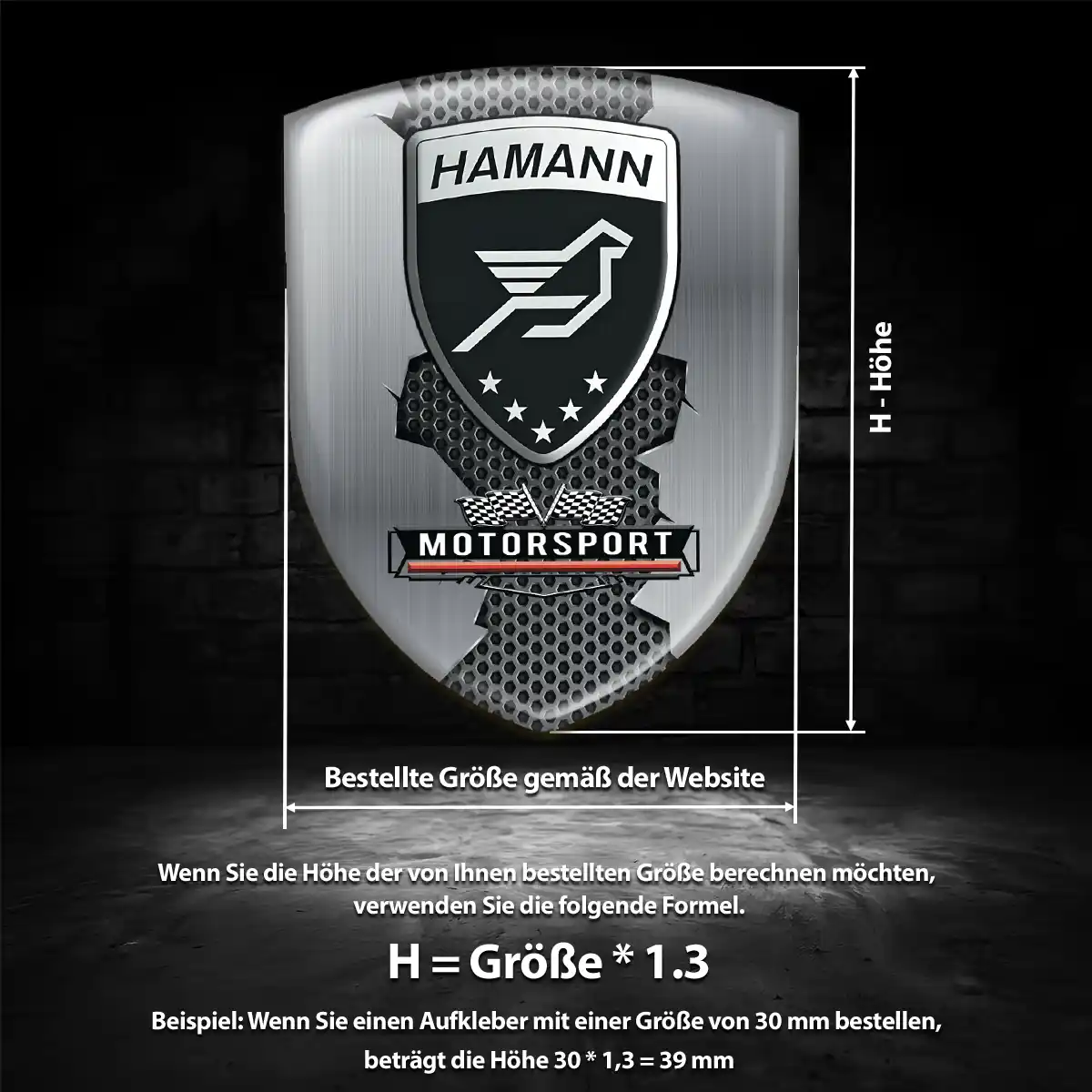 Hamann Aufkleber Auto Hohe Qualität