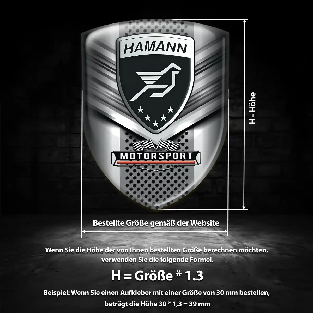 Hamann Aufkleber Auto Interieurdesign