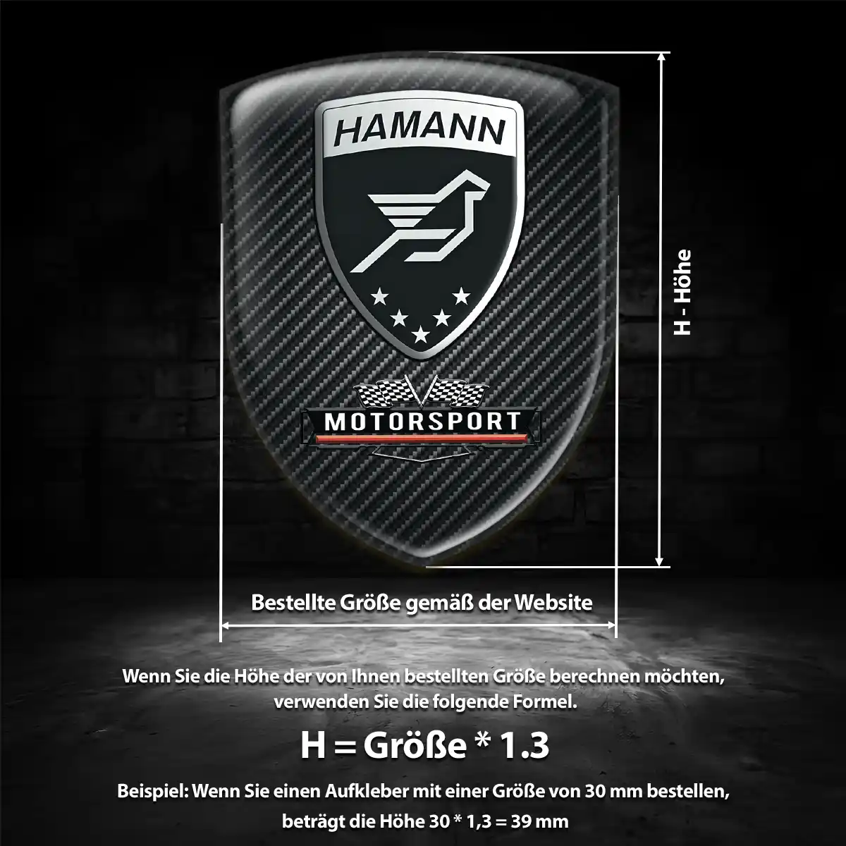 Hamann Aufkleber Auto Modernes Design