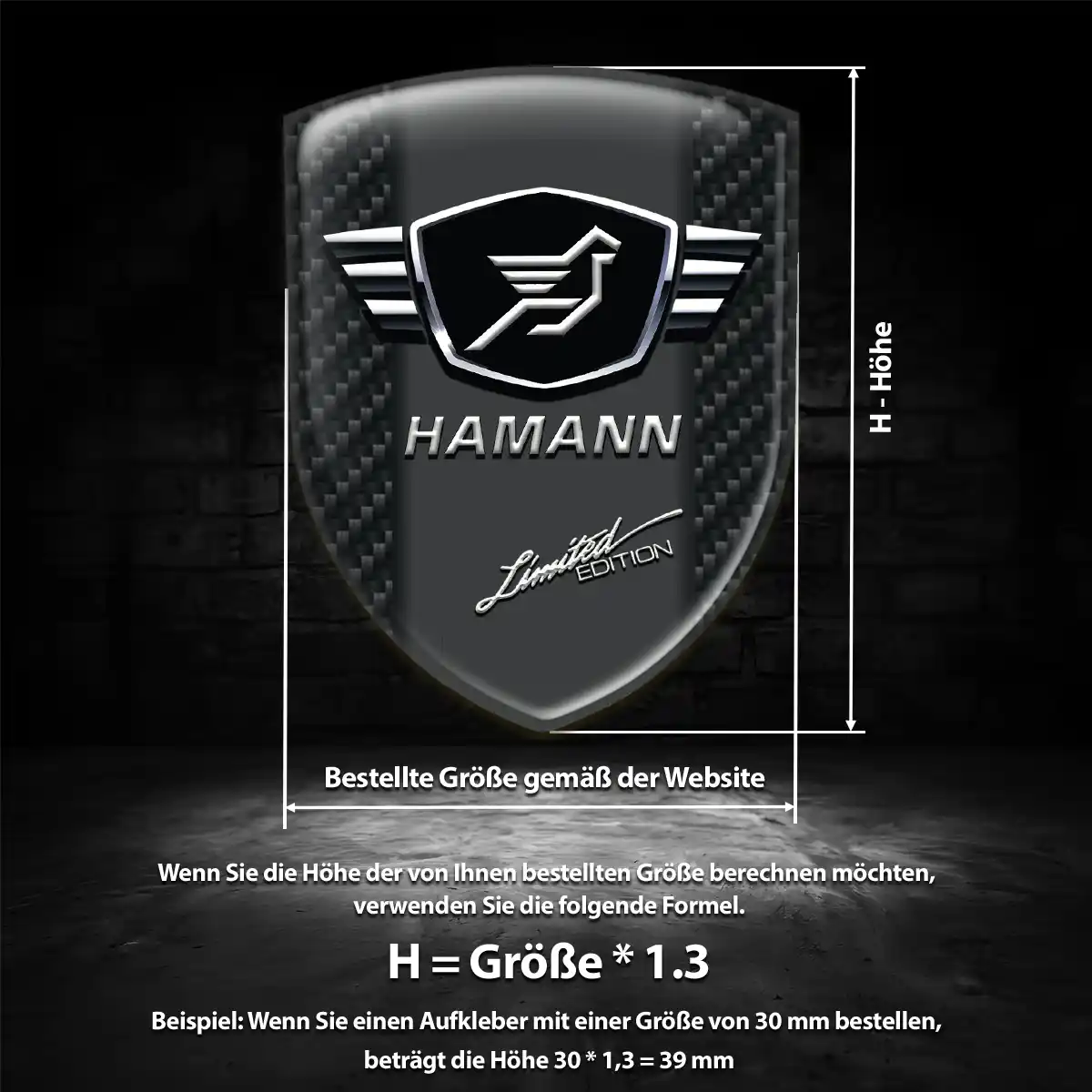 Hamann Aufkleber Auto Stilvolles Design