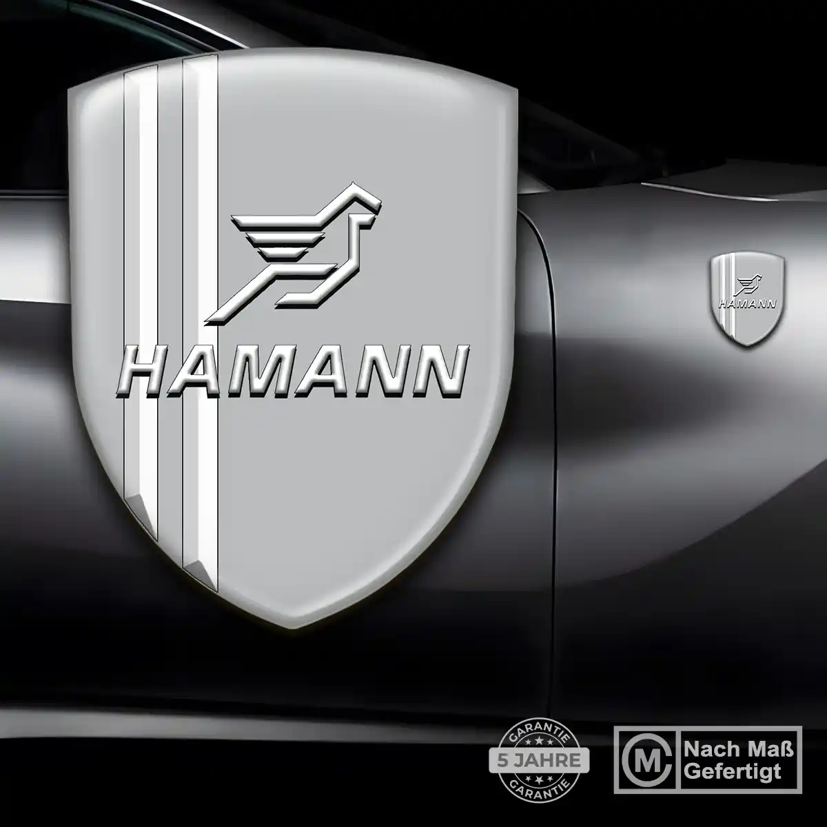 Hamann Aufkleber Emblem Anspruchsvolles Design