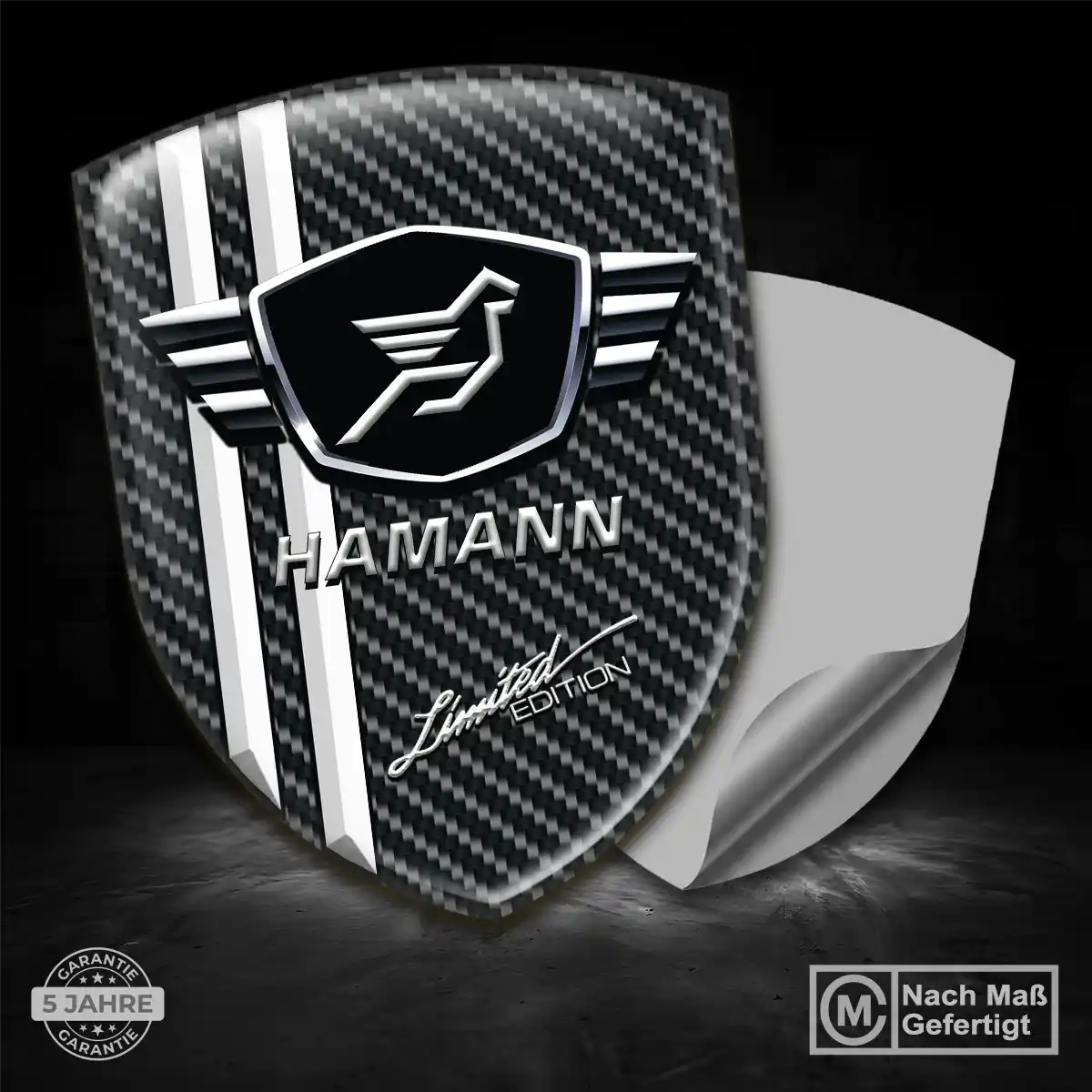 Hamann Aufkleber Emblem Ausdrucksstarkes Design