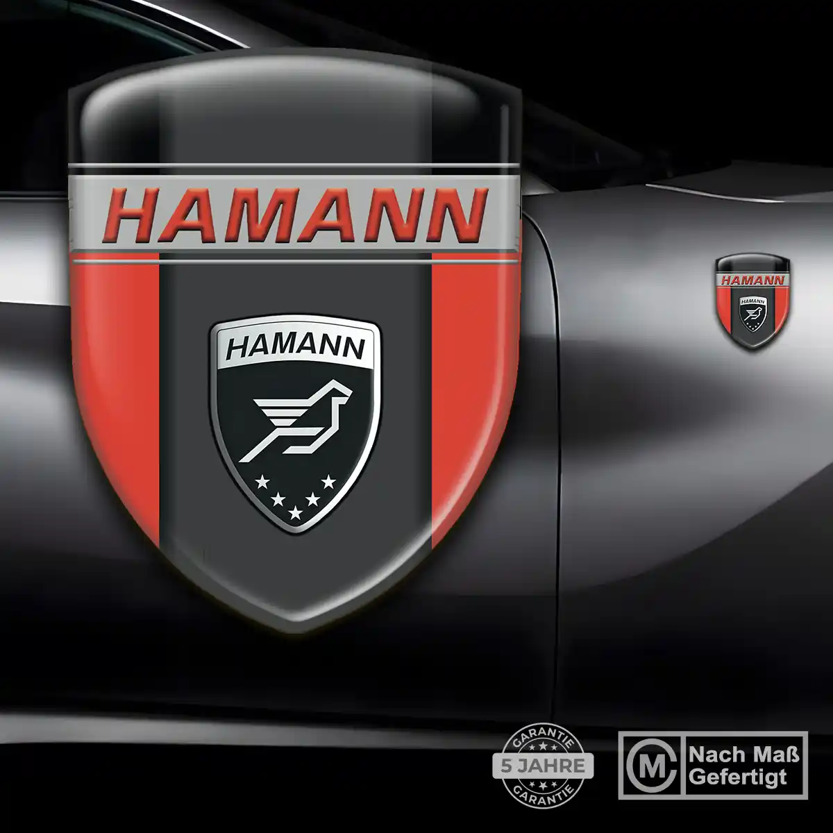 Hamann Aufkleber Emblem Auto Premiumqualität