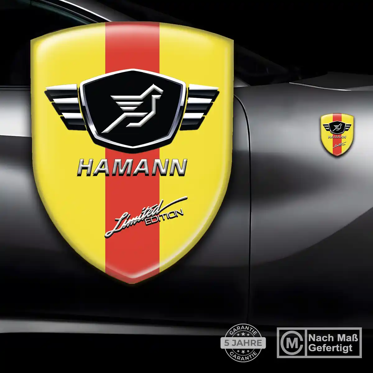 Hamann Aufkleber Emblem Edles Design
