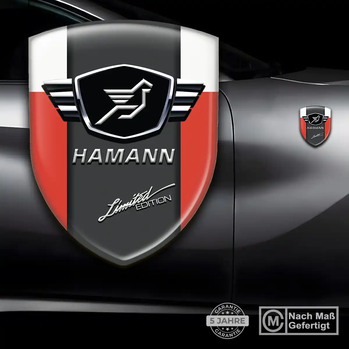 Hamann Aufkleber Emblem Elegantes Design