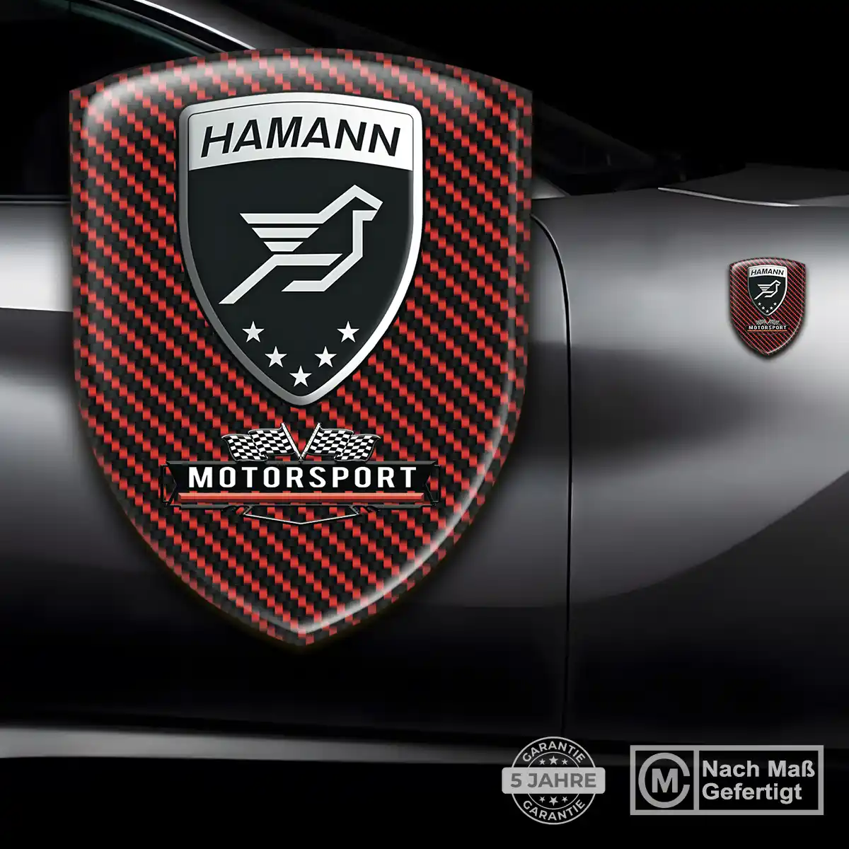 Hamann Aufkleber Emblem Höchste Qualität