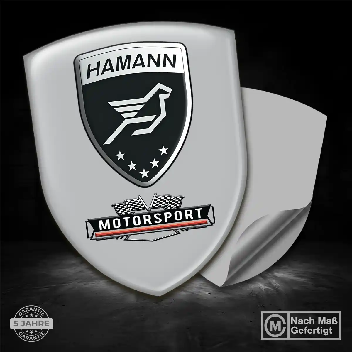 Hamann Aufkleber Emblem Interieurdesign