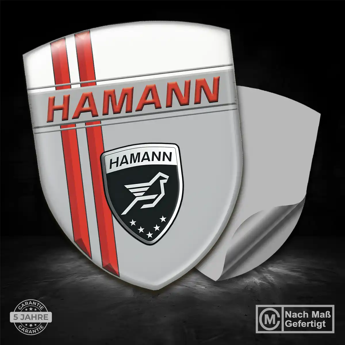 Hamann Aufkleber Emblem Modernes Design