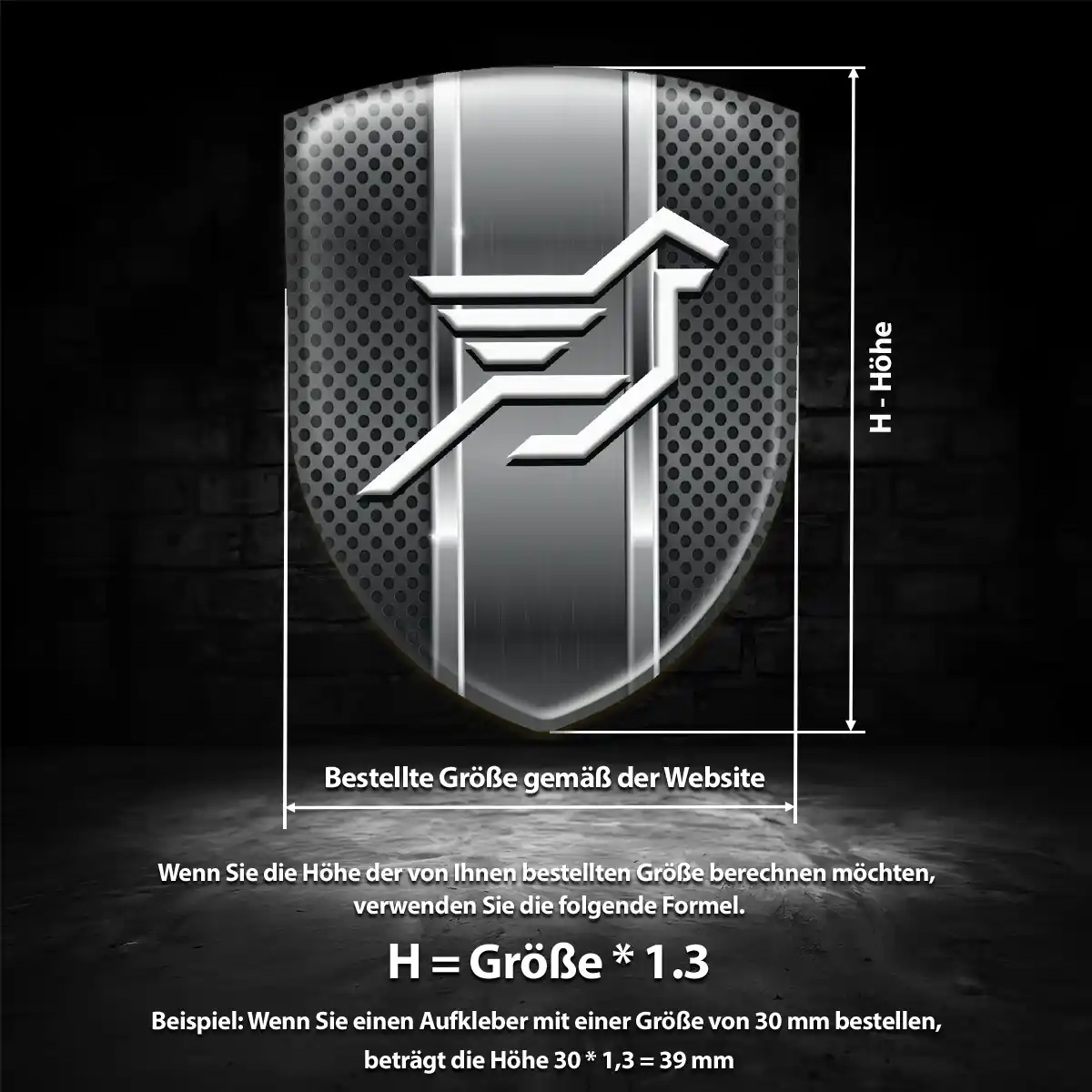Hamann Aufkleber Emblem Premiumqualität