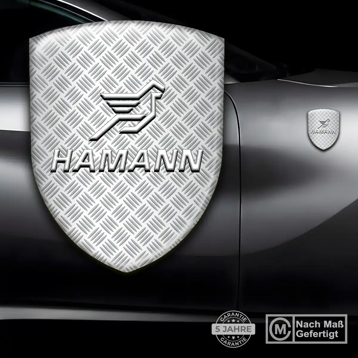 Hamann Aufkleber Emblem Wappen Ausdrucksstarkes Design
