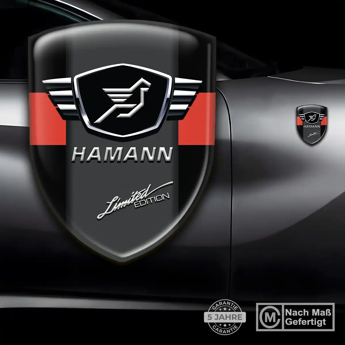 Hamann Aufkleber Emblem Wappen Auto Überzeugende Qualität