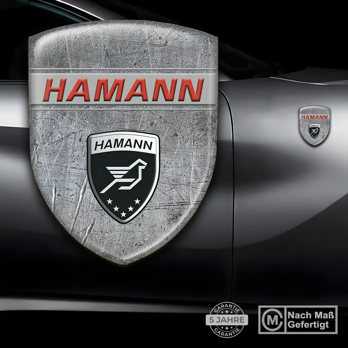 Hamann Aufkleber Emblem Wappen Auto Edles Design