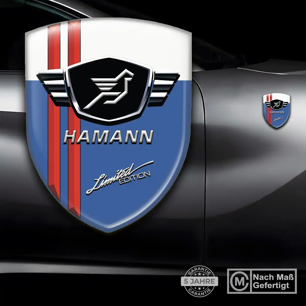 Hamann Aufkleber Emblem Wappen Auto Elegantes Design