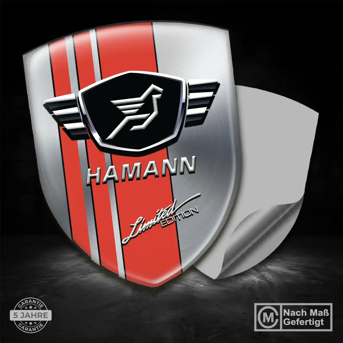 Hamann Aufkleber Emblem Wappen Auto Höchste Qualität