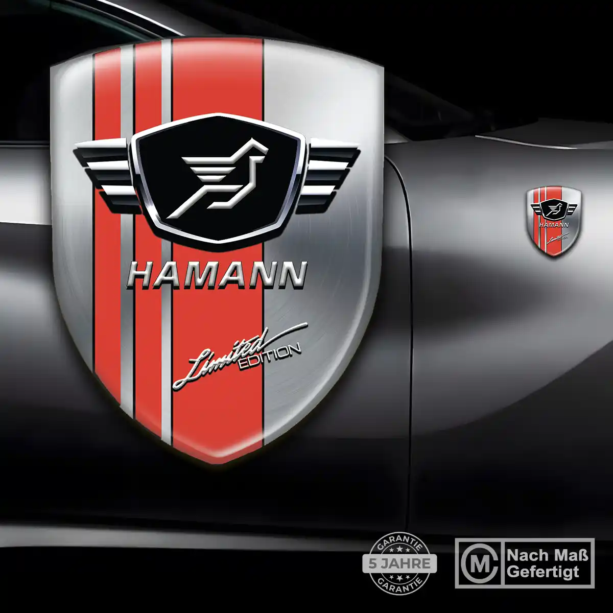 Hamann Aufkleber Emblem Wappen Auto Höchste Qualität